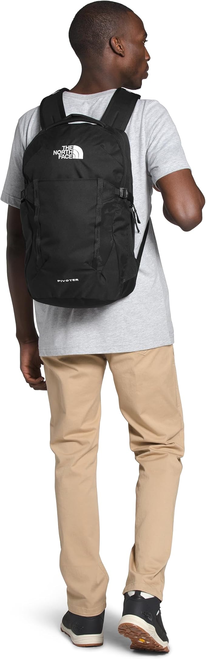 The North Face Pivoter Everyday Laptop Backpack - NPF, TNF Black-NPF, One Size