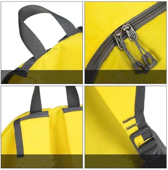 Geboldil Men's and women's waterproof backpack traveling backpack yellow