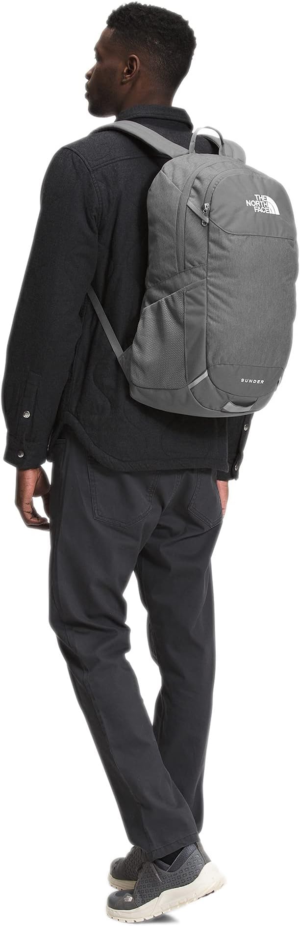 The North Face Sunder Mens Backpack Smoked Pearl Light Heather-Smoked Pearl 31.5L