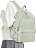 suwasp Casual Laptop Backpack for Women Men Waterproof Lightweight Backpacks Bag 15.6inch Laptop Daypack Large Capacity Backpack, Light Green