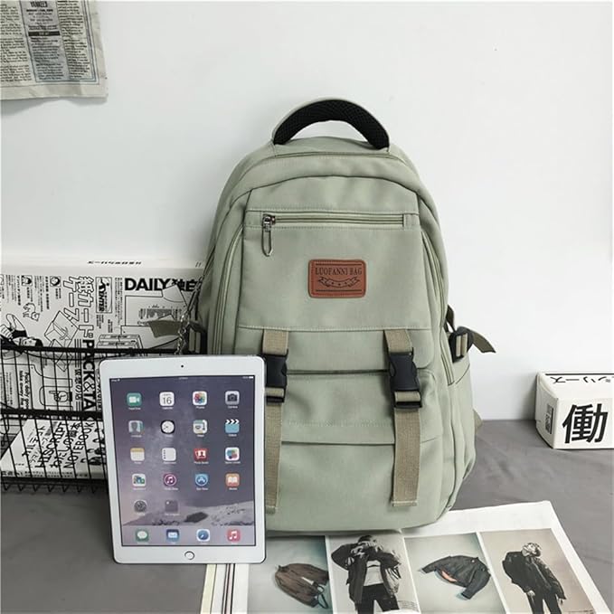 Casual Backpack Large Capacity Gorilla Backpack Waterproof Camping Hiking Travel College Laptop Travel Man Woman 2024 (Green)