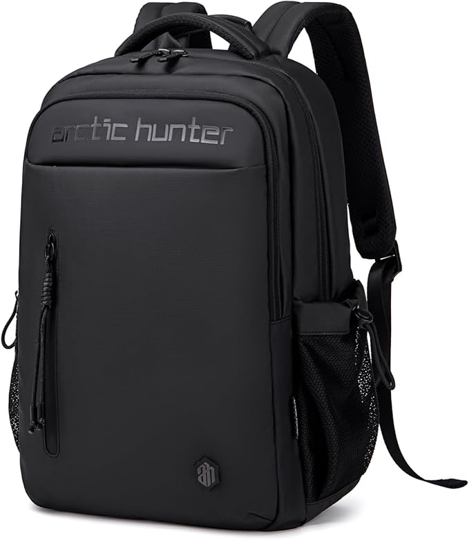 ARCTIC HUNTER AH Travel Laptop Backpack for Men,Lightweight Business Work Bag Fits 15.6 Inch Laptop,Airplane Approved Carry On Backpack,Water-Resistant,Durable,Black