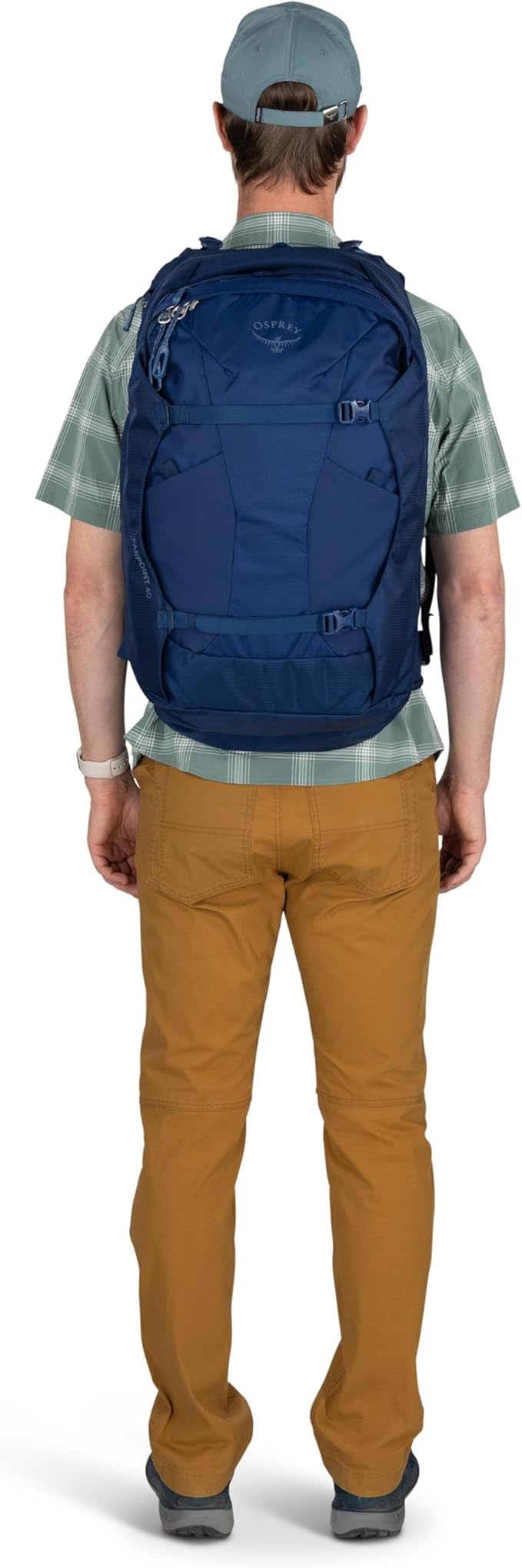 Osprey Farpoint 40L Men's Travel Backpack - Carry On Bag with Laptop Sleeve and Toiletry Pocket, Black