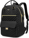 School Backpack Aesthetic for Teen Girls,Laptop Bag Bookbag with USB Port for Women College Student,Mochilas de Mujer,Black