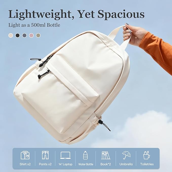 White Bookbags For Teen Girls Boys Waterproof College Backpack Middle School bags Lightweight Travel Rucksack Casual Daypack Laptop Backpacks For Men Women