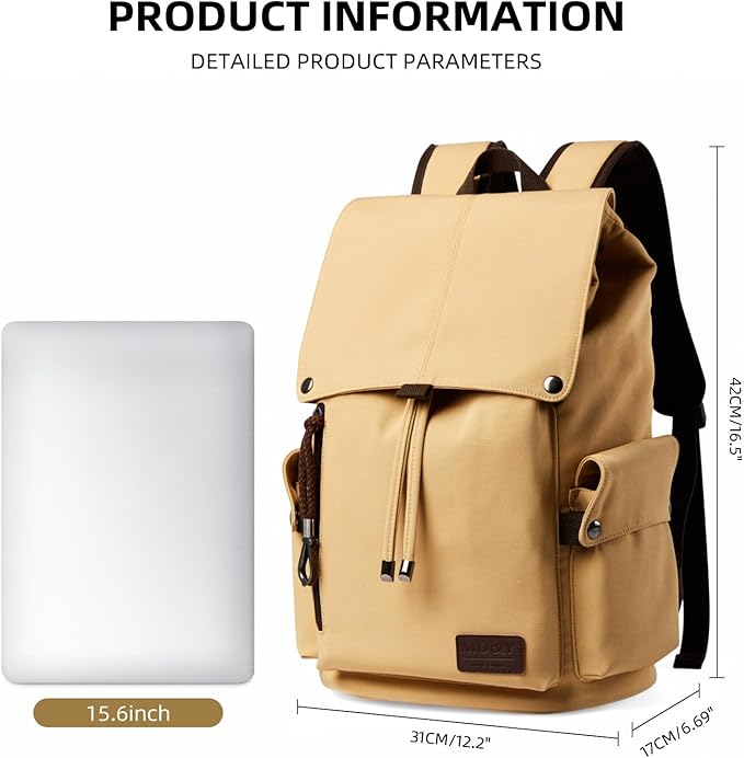School Bag Waterproof 15.6" Laptop Backpack Casual Suitable Fitness, Sports, Travel, Hiking, Commuting Class Teenagers And Children College High Middle School Backpack
