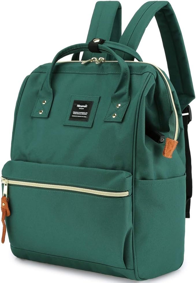 Himawari Laptop Backpack for Women&Men,Wide Open Large USB Charging Port 15.6 Inch Laptop Doctor College Work Bag(9001-FUGL)