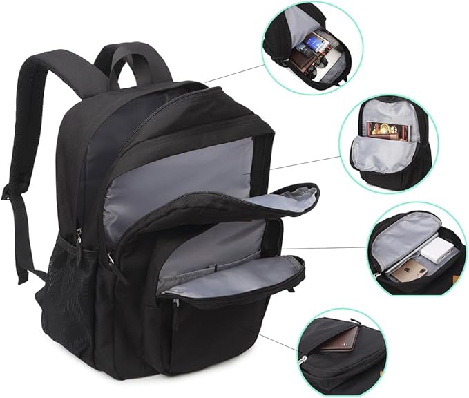 abshoo Classical Basic Travel Backpack For School Water Resistant Bookbag | For School, For School