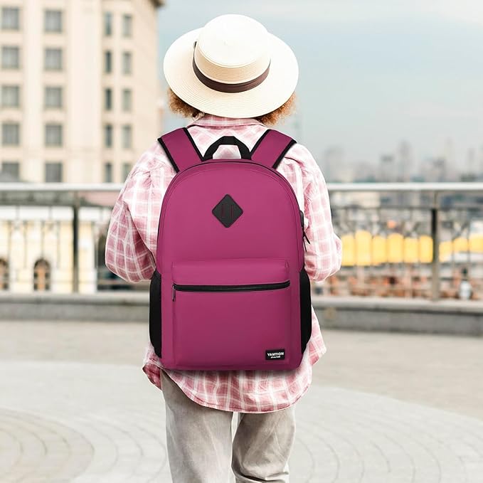 YAMTION Laptop Backpack,Bookbag for Women and Teen Girls School Backpack with USB Port for College Work