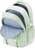 Waterproof Aesthetic Backpack For School, Cute High School Bookbag For Teen Girls Boys, Lightweight Casual Daypack Backpack For Women Men, College Backpack With Lots Of Pockets（MintGreen）