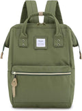 Himawari Laptop Backpack for Women&Men,Wide Open Large USB Charging Port 15.6 Inch Laptop Doctor College Work Bag (9001-ArmyGreen）