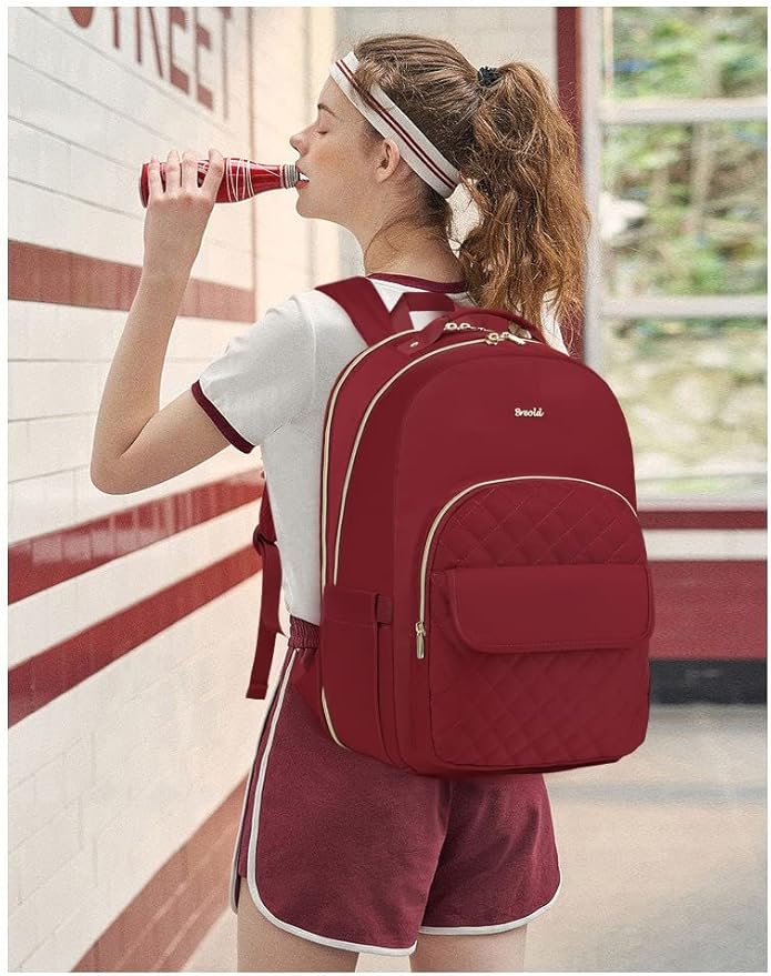 Medium Backpack Purse for Women Teacher Bag School Bookbags for Girls Middle School Laptop Backpack Work Backpack for Personal Essentials