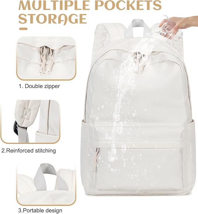 School Backpack for Teen Girls Women Laptop Backpack College Bookbags Middle School Travel Work Commuter Back Pack