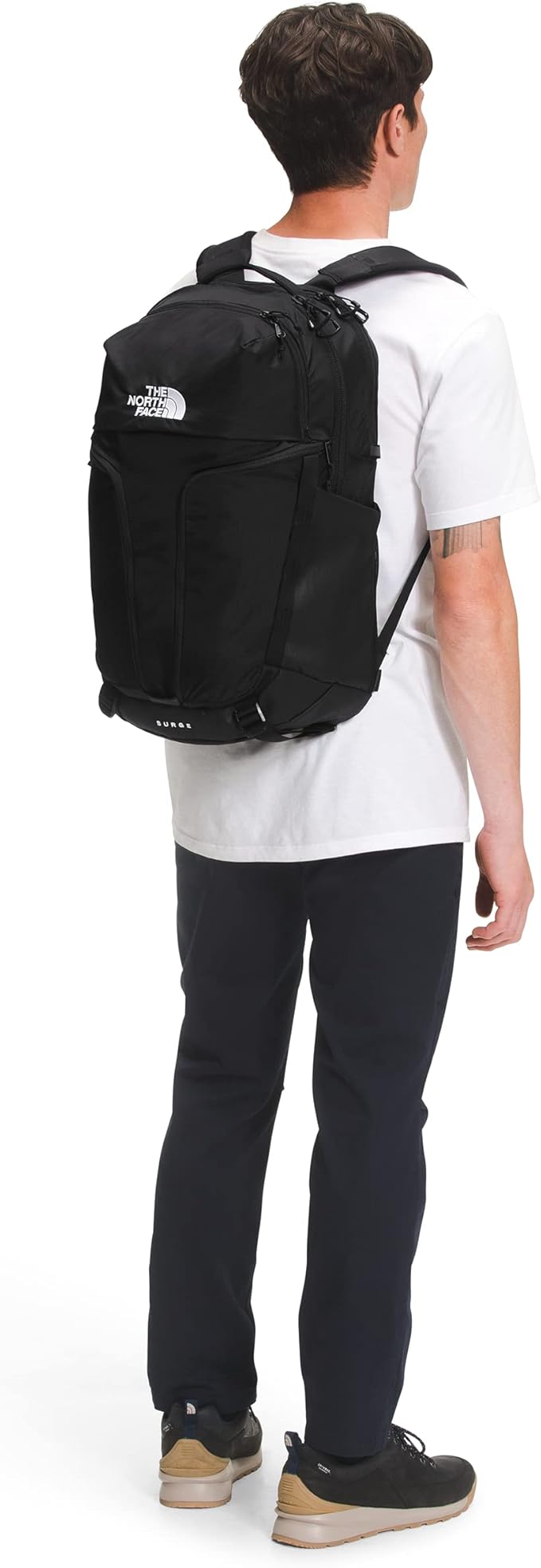THE NORTH FACE Surge Commuter Laptop Backpack | Daypack With Water Repellent Finish, 16" Laptop Sleeve, Reflective Details