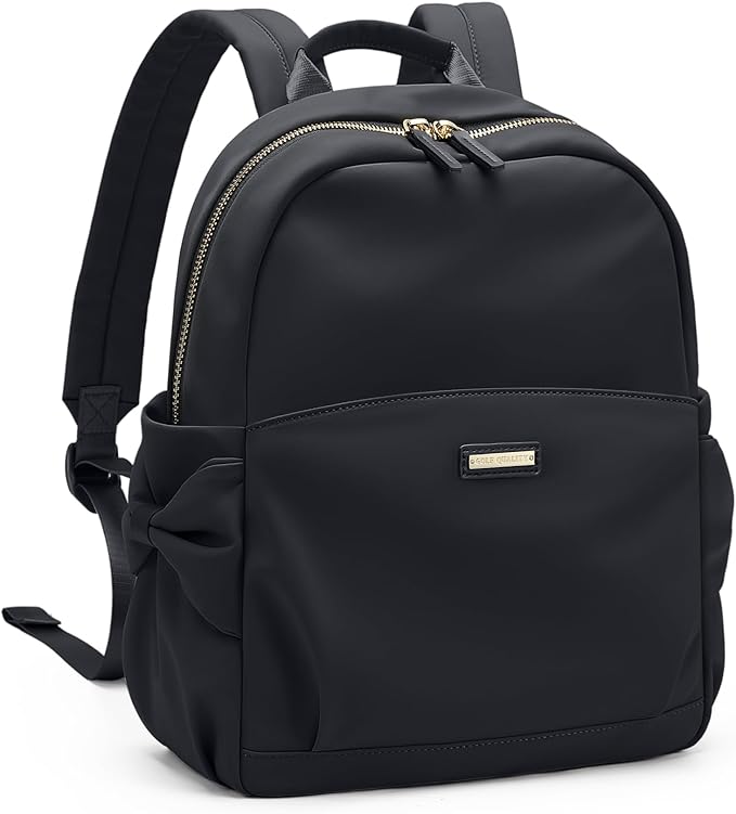 Mini Backpack for Women Small Backpack Purse Cute Stylish Lightweight Daypack for College Work Travel Party,12.9Inch,Classic Black