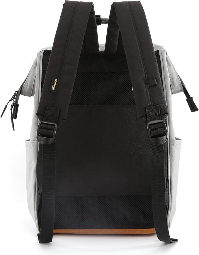 Himawari Travel School Backpack with USB Charging Port 15.6 Inch Doctor Work Bag for Women&Men College Students(124#-07# Gray, Regular)