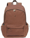 ESVAN Personalized Gifts Backpack Canvas Linen Nylon 17 inch Laptop Bag for Women Casual College