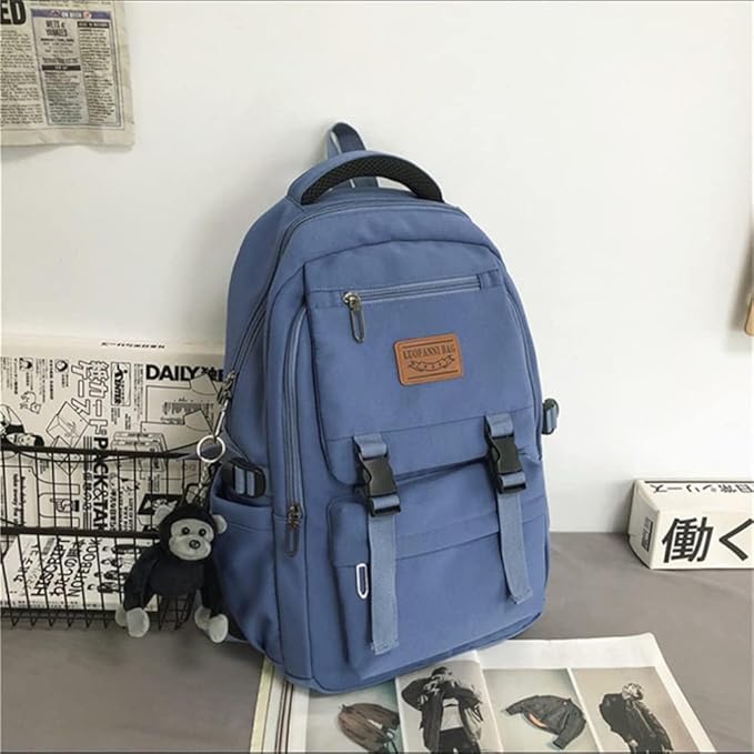Casual Backpack Large Capacity Gorilla Backpack Waterproof Camping Hiking Travel College Laptop Travel Man Woman 2023 (Blue)