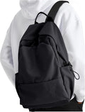 YGR Laptop Backpack for Women and Men, Waterproof Lightweight Travel Daily Rucksack Casual 15.6 inches Computer Bags for College, Black