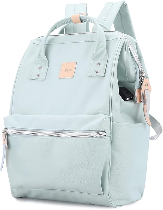 himawari Laptop Backpack for Women&Men Travel Backpack With USB Charging Port Large Business Bag Water Resistant College Computer Bag Doctor Bag (1881-AQ, Regular)