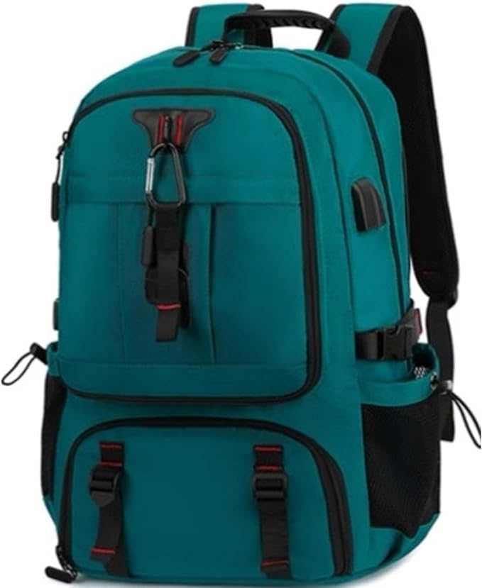 DUSLANG Travel laptop backpack, Extra Large 60L Traveling College Backpack,Large Capacity Backpack for Men Women,Fits 17 Inch Computer, USB Charging Port, Green
