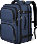 Travel Backpack for Men, Expanable Carry on Luggage Backpack, TSA 17.3 inch Laptop Bag Flight Approved, Lightweight Business Luggage Bag, Travel Gifts for Men Women, Blue