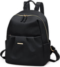 Backpack for Women, Small Cute Backpack Purse Lightweight Casual Daypack Backpack for Travel Mini Backpacks for Ladies College Work,9.7Inch,Black