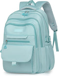 Cute Aesthetic Girls Backpack for School Large Capacity Bookbags College for Students Kids Teen Girls Laptop Bookbag Casual Travel Daypacks(Blue)