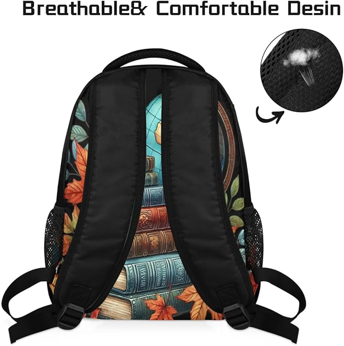 Pardick Book Earth Backpack for Kids Girls Boys Lightweight School College Students 18in Bookbag Large Capacity Computer Backpacks Laptop Rucksack Travel Gym Hiking Camping Daypack