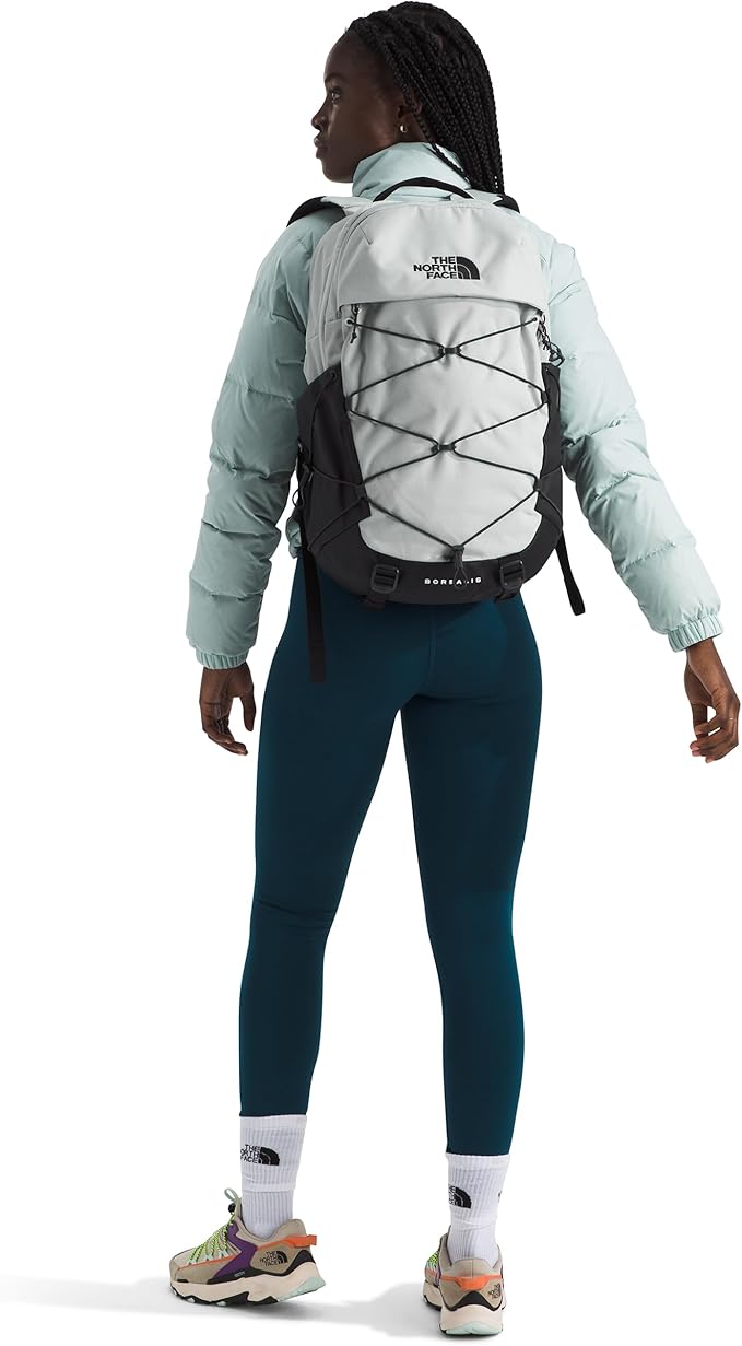 The North Face Borealis Commuter Laptop Backpack - Water Repellent, Laptop Sleeve, Large Main Compartment, Tin Grey Dark Heather/Asphalt Grey/TNF Black-NPF, One Size