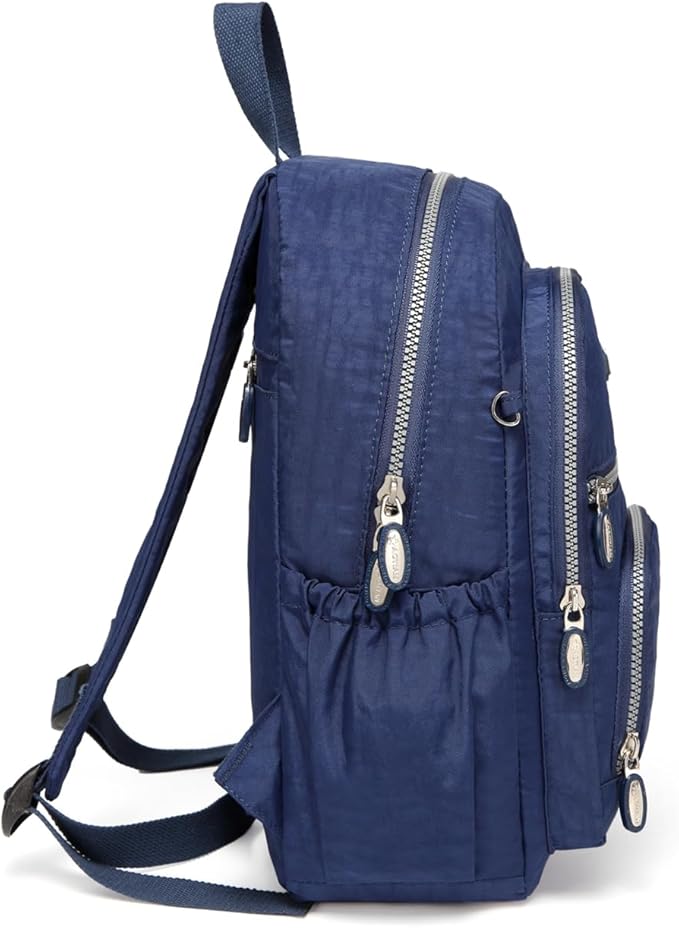 AOTIAN Small Size Backpack, Durable Lightweight Daypack for Women Girls & Boys Hiking Travel Sports, Blue