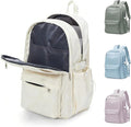 School Backpack for Teen Girls Lightweight College Backpack Women Travel Backpacks Waterproof High School Bookbag for Men Classic Casual Daypacks(Beige)