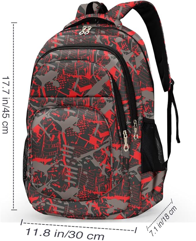 rickyh style Stylish Backpack: Multi-functional and Lightweight Bag for Travel, School, and Outdoor Activities