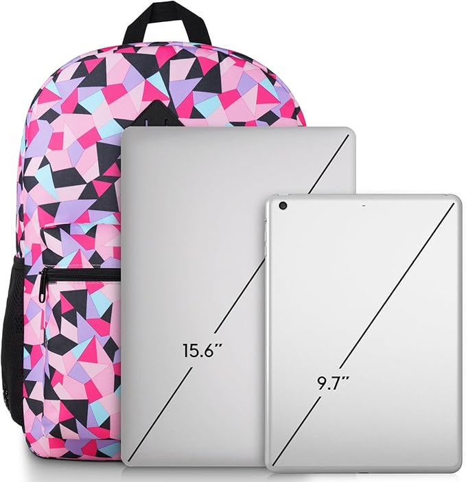 YAMTION Unisex School Backpack Leaves,Casual Bookbag Adults and Teens Schoolbag with USB Port for High School College Office Work Travel