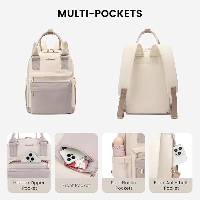 LOVEVOOK Mini Backpack for Women Stylish Waterproof Backpack Purse with USB Port, Cute Daypack for College Travel Party
