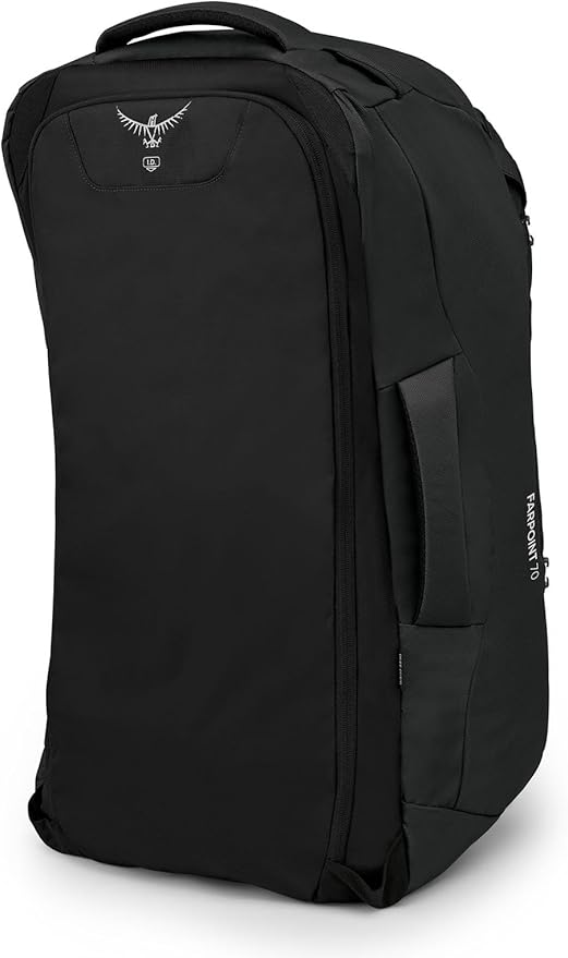 Osprey Farpoint 70L Men's Travel Backpack, Black