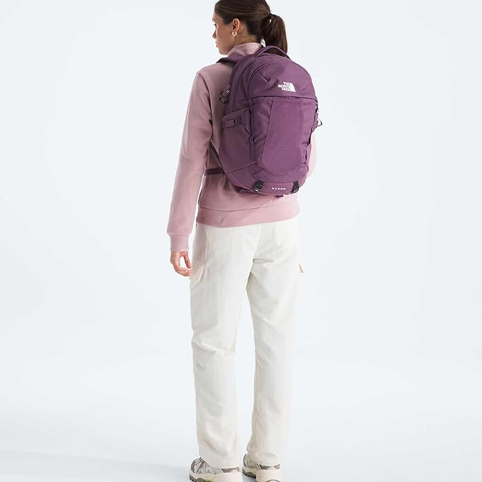 The North Face Women's Recon Everyday Laptop Backpack - Commuter Travel Bag, 18" Laptop Sleeve, Water-Repellent, Chroma Purple Light Heather/Hushed Lavender, One Size