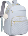 Laptop Backpack Women Bookbag, Teen Girls Backpack for Middle High School College Students, Teacher Work Bag Back Pack Travel, Blue