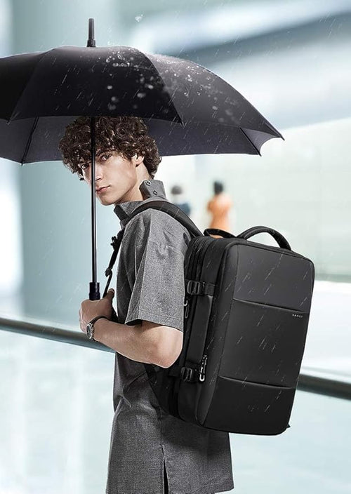 BANGE 35L Travel Backpacks,Weekender Expandable Carry-On Backpack for Airplanes, Waterproof 17.3 inch Laptop Backpack for Men and Women