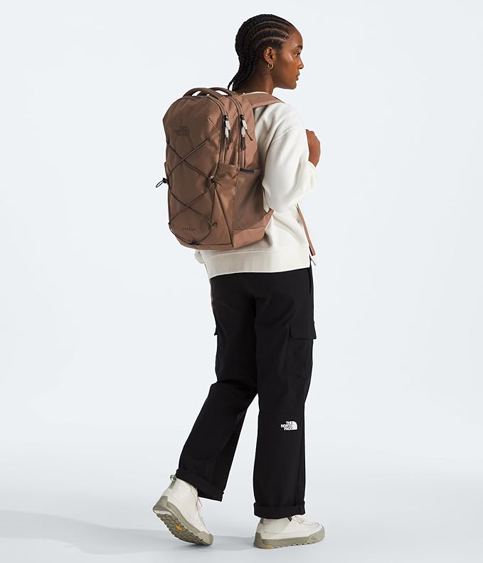 The North Face Women's Jester Everyday Laptop Backpack - PFAS Free, Latte/Smokey Brown, One Size