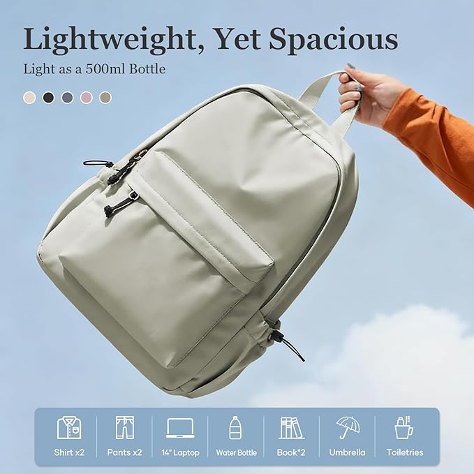 Lightweight Basic Backpack For High School,College Bookbag For Womens,Travel Laptop Backpacks For Teen Girls,School Bag Casual Daypack(Green)