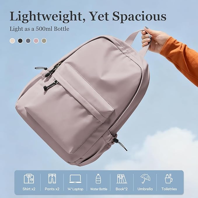 High School Bags Casual Daypack For Men Women Lightweight College Bookbag Waterproof Purple School Backpacks For Girls Boys Travel Laptop bag
