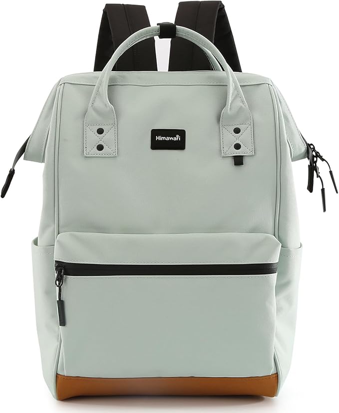 Himawari Travel School Backpack with USB Charging Port 15.6 Inch Doctor Work Bag for Women&Men College Students(124#-08#, Regular)