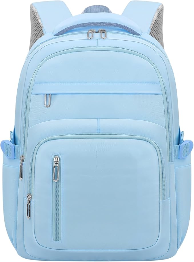Cute School Backpack for Women Men Casual Travel Laptop Backpack Aesthetic Lightweight College Bookbags for Kids(Blue)