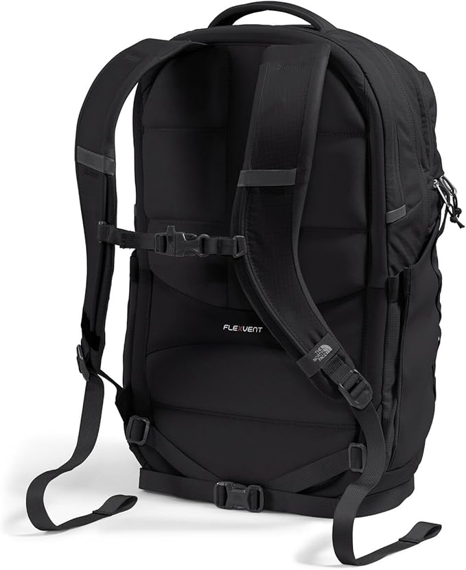 The North Face Women's Surge Commuter Laptop Backpack - Everyday Travel Bag, Laptop Sleeve, Water-Repellent, TNF Black/TNF Black-NPF, One Size
