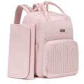 Extra Large Diaper Bag Backpack - Diaper Bag for 2 Kids Twins (Expandable 30L-38L) - Cute Travel Baby Backpack with Changing Pad for women (Pink, Water Resistant)