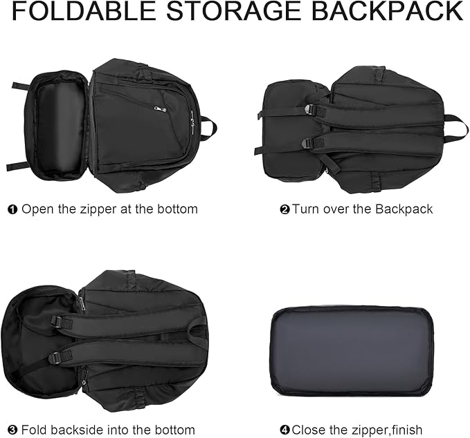 seyfocnia Gym Backpack for Men,Waterproof Gym Bag With Shoe Compartment Lightweight Travel Bag Sports Backpack Casual Daypack-Black