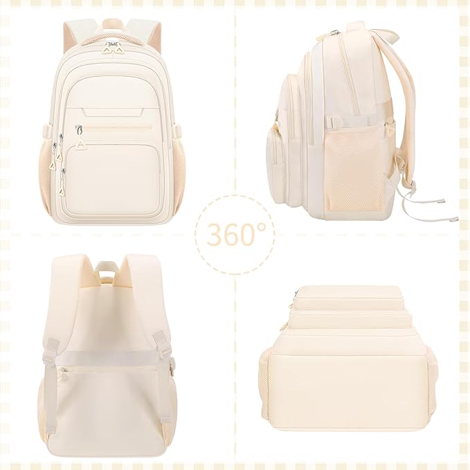 Cute Backpack for School Girls Aesthetic Backpack Women College Bookbag Large Students Laptop Bag Travel Casual Daypack