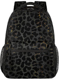 Pardick Leopard Cheetah Backpack for Kids Girls Boys Lightweight School College Students 18in Bookbag Large Capacity Computer Backpacks Laptop Rucksack Travel Gym Hiking Camping Daypack