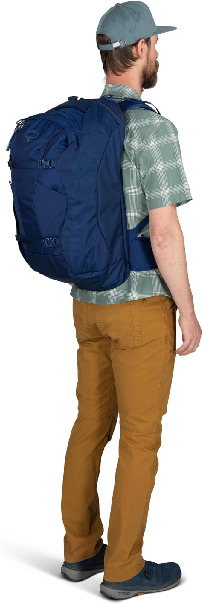 Osprey Farpoint 40L Men's Travel Backpack - Carry On Bag with Laptop Sleeve and Toiletry Pocket, Black